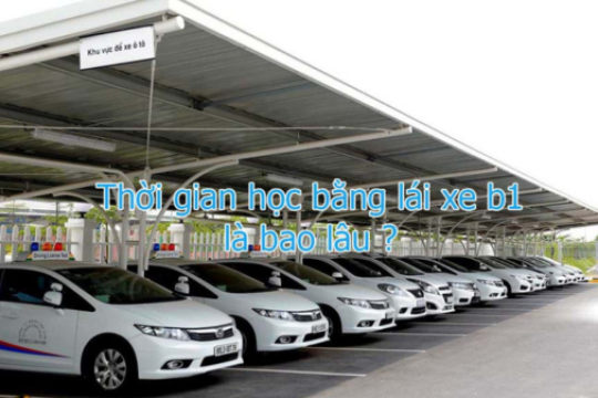 Học lái xe b1 trong bao lâu?